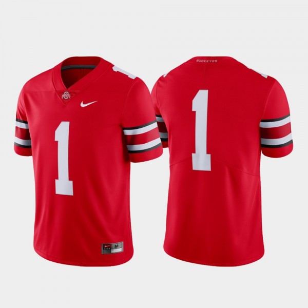 Ohio State Buckeyes #1 Limited College Football Men Jersey - Scarlet